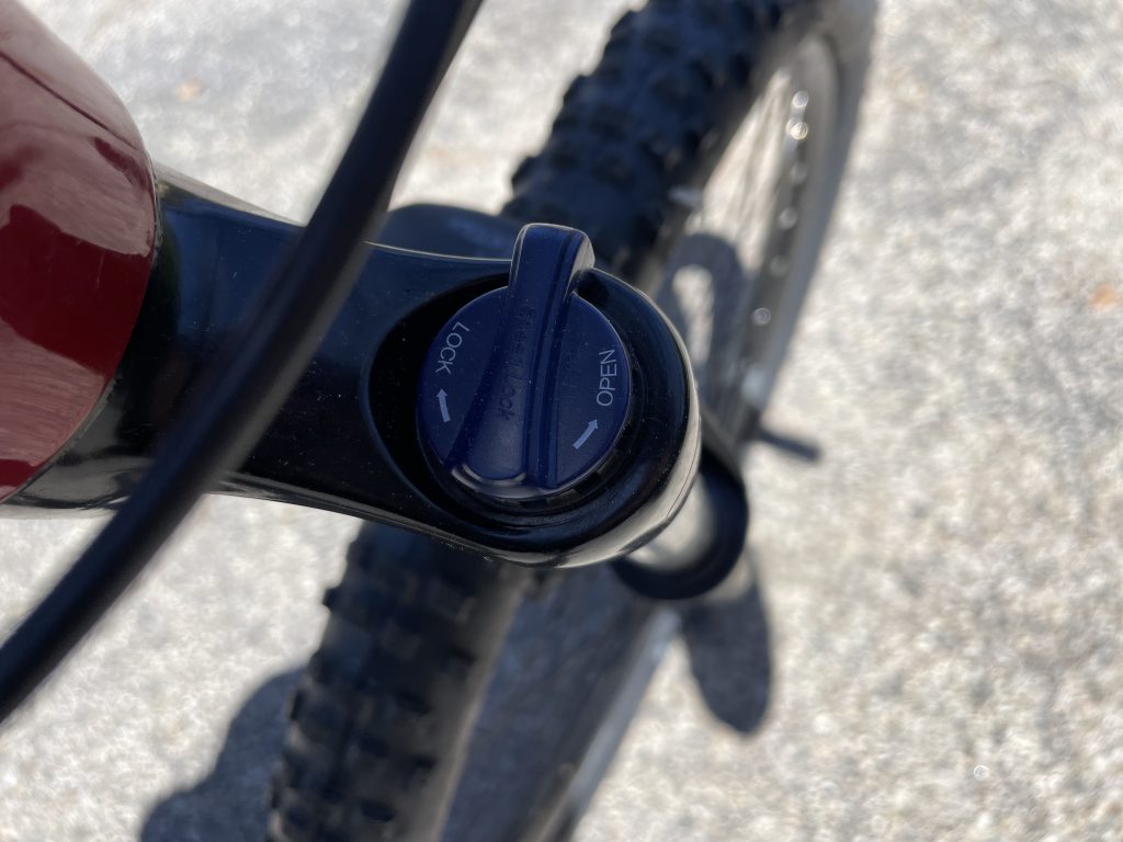lockout on the suntour fork