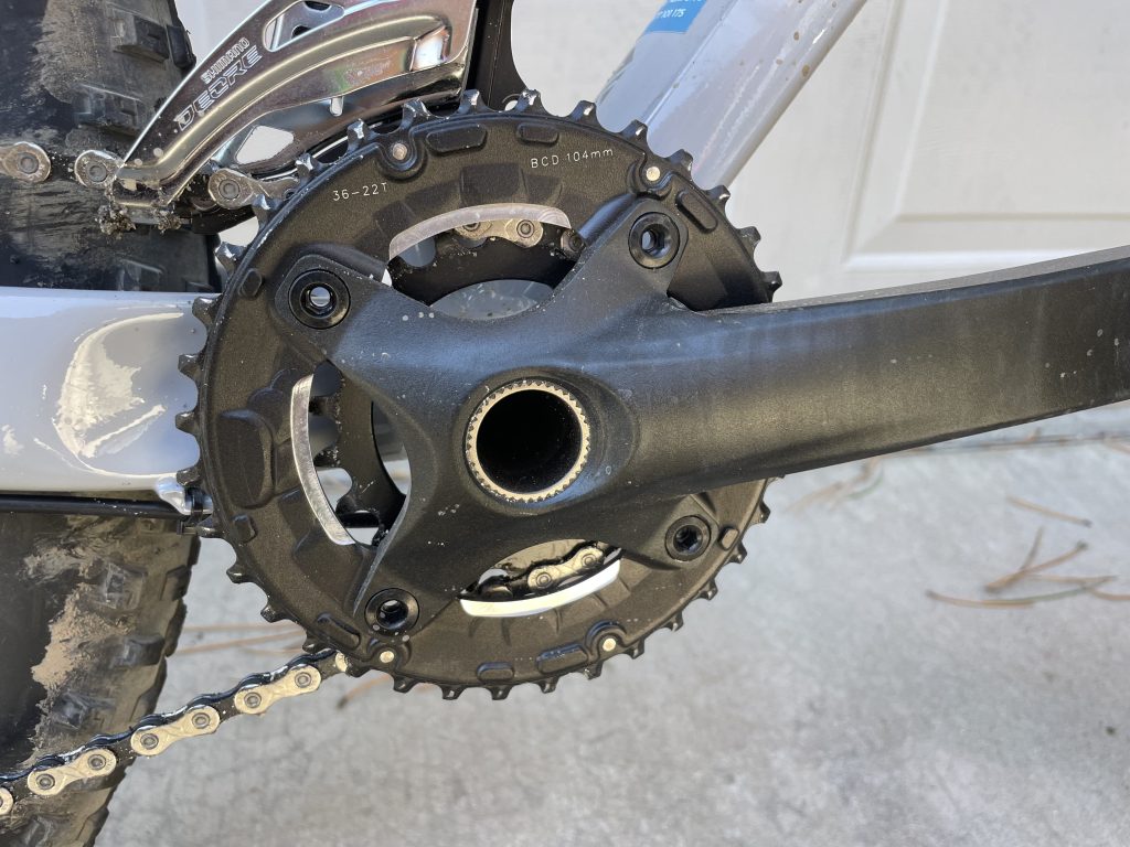 xtrada 2x mountain bike chain rings